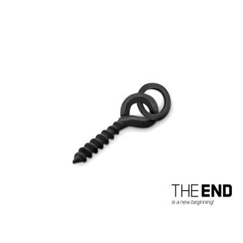 Burghiu pentru momeli cu inel Delphin THE END POP Screw / 15buc-1