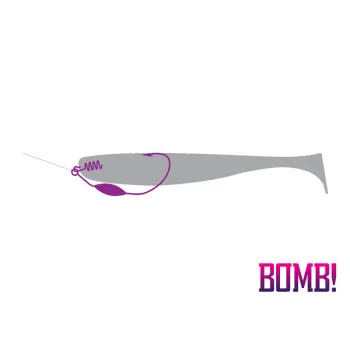 Cârlig offset lestat BOMB! HeavyShank / 5buc-1