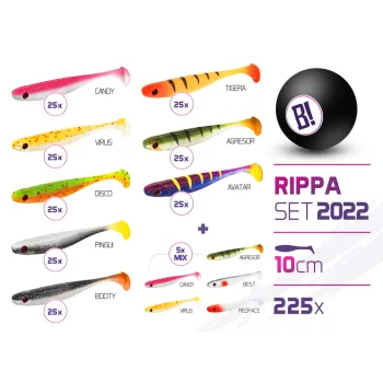 Set de momeli BOMB Rippa culori 2022 10cm / 225buc-1