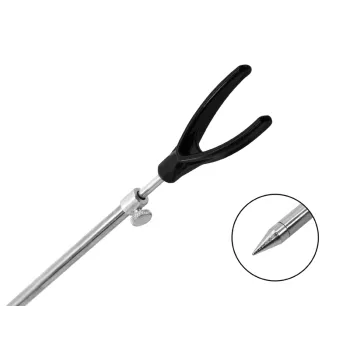 Suport telescopic lansetă din oțel Delphin /spate-1