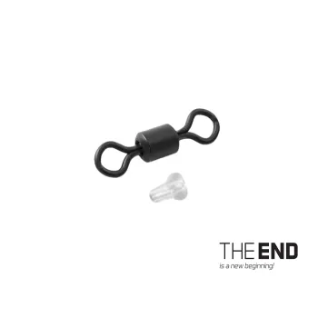 Agrafă crap THE END Ronnie #7 + stopper cârlig / 20+10buc / Nr.7-1