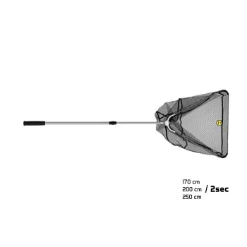 Minciog Delphin- mijloc din metal,plasă de gumă / 3 tronsoane-1