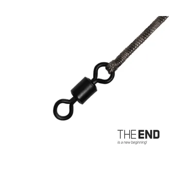 Montură THE END Leadcore + swivel / 3buc-1