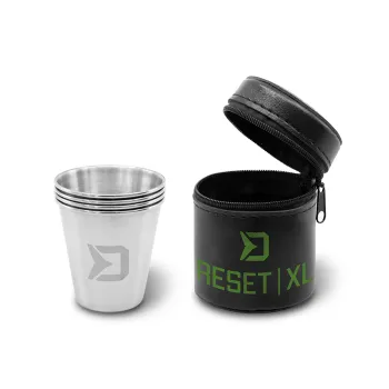 Set de shot-uri din oțel inoxidabil Delphin RESET XL 4v1-1