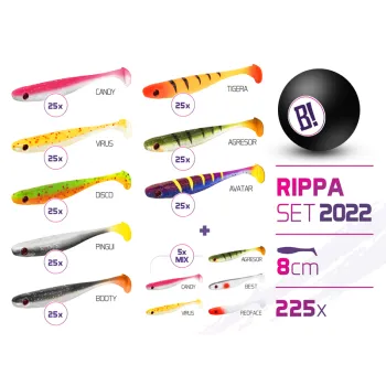 Set de momeli BOMB Rippa culori 2022 8cm / 225buc-1