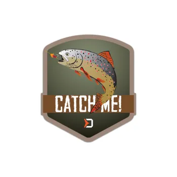 Sticker Delphin CatchME! PĂSTRĂV-1