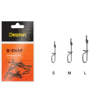 Spinning repede conexiune Delphin Q-SNAP / 10buc / 0,6mm-1