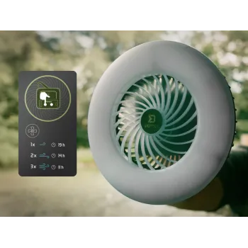 Ventilator cu lampă Delphin VENTIX 7W/4400mAh-1