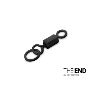 Vârtej pentru crap cu inel Delphin THE END Ring Swivel / 10buc-1