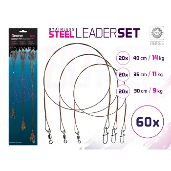 Set strune din oţel BOMB! Cu vârtej şi carabină / 49 fibre-1