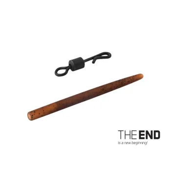 Agrafă rapidă cu gumă THE END / 6buc-1