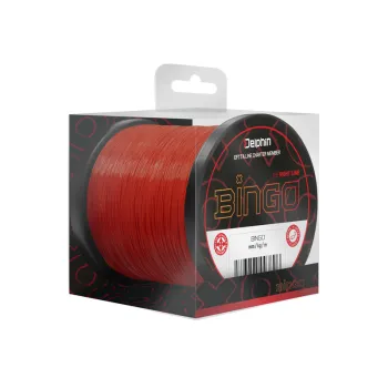 Monofilament Delphin BINGO Matt / roșu închis-1